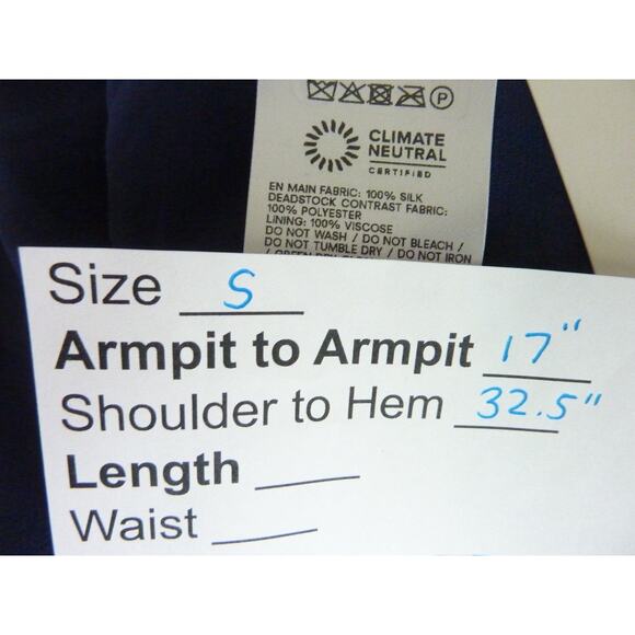 Reformation Navy Mini Dress - Picture 6 of 7